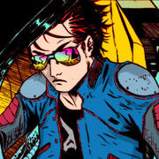 Side view of Poison in the Trans Am.